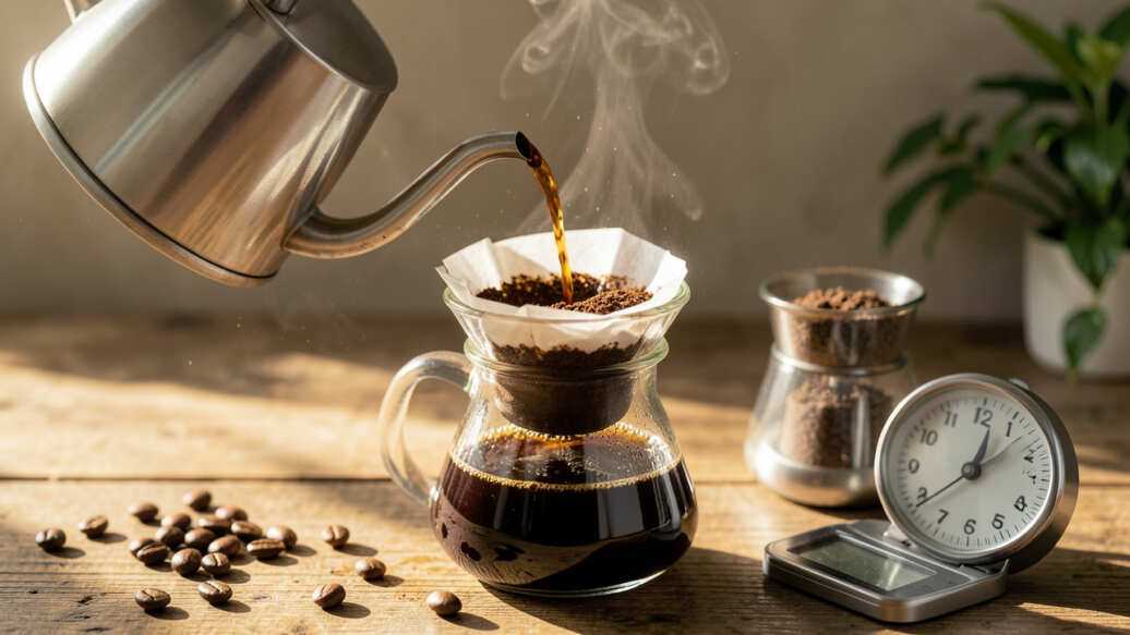 Pour-Over Brewing Steps For Beginners (V60 Method)