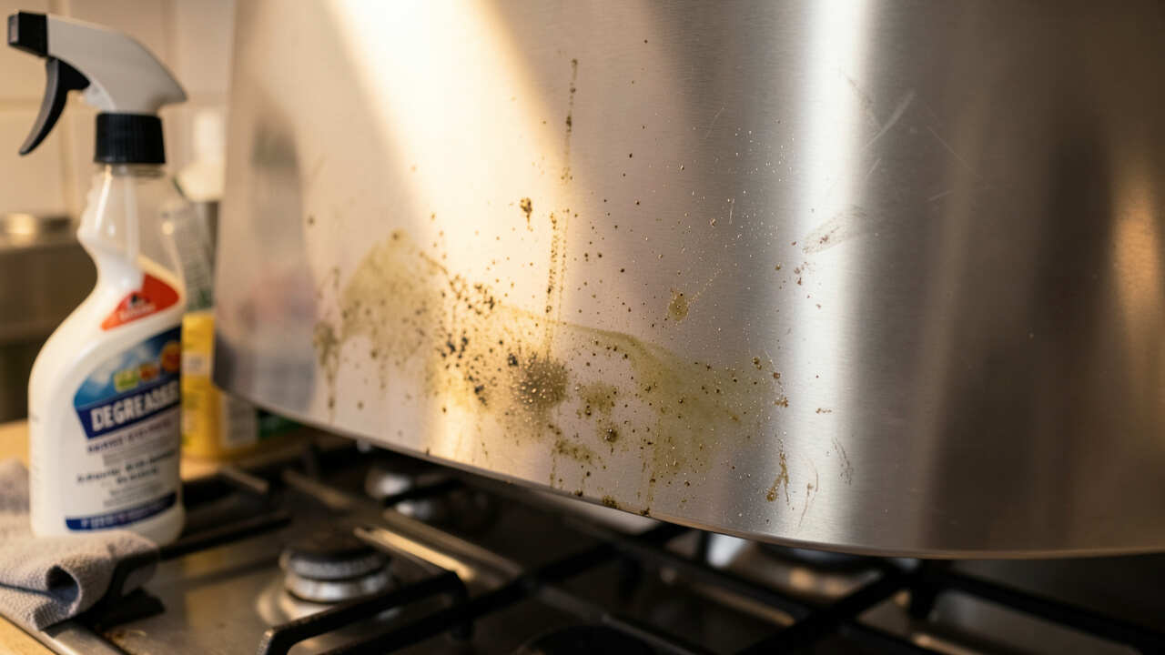 Cleaning the Range Hood Exterior