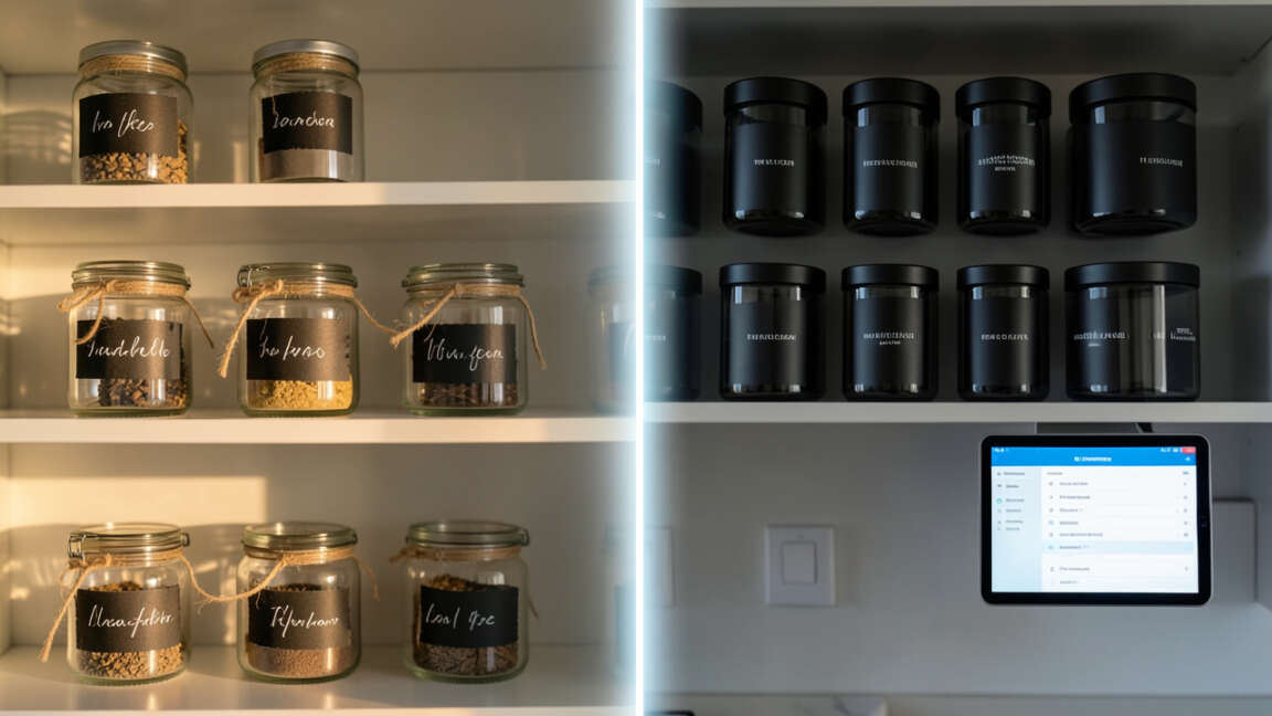 Digital vs. Traditional Pantry Labeling