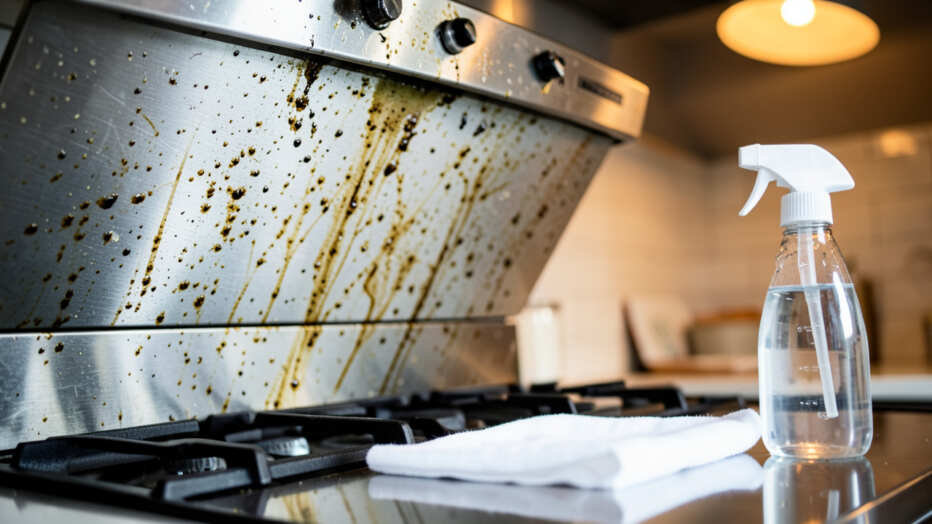 How To Clean A Grease-Splattered Range Hood
