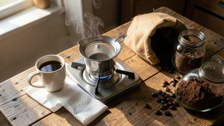 How To Make Coffee When You’Re Out Of Filters