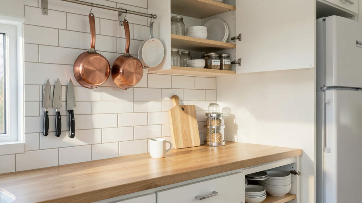 Keep Surfaces Clear by Storing Away