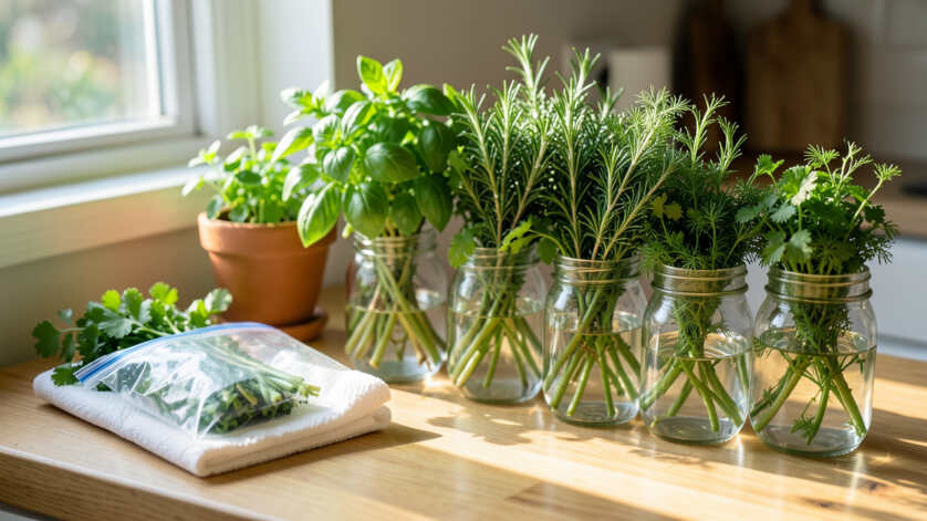 Keep Your Herbs Lively: The Best Storage Methods
