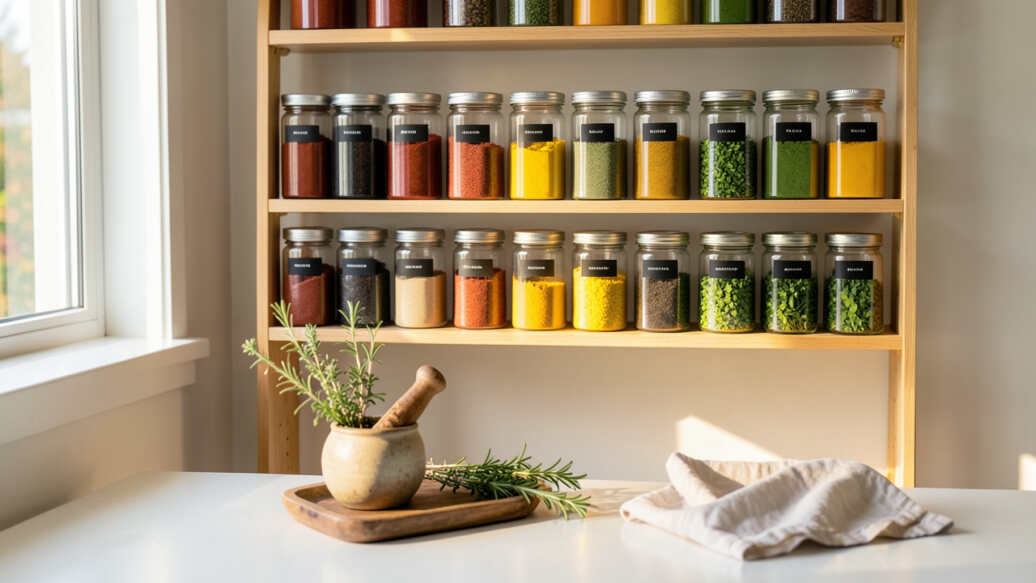 Maintaining Your Organized Spice Rack