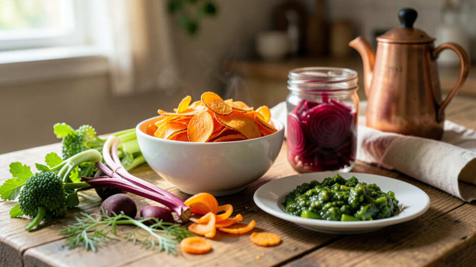 Transform Peels and Stems into Tasty Bites