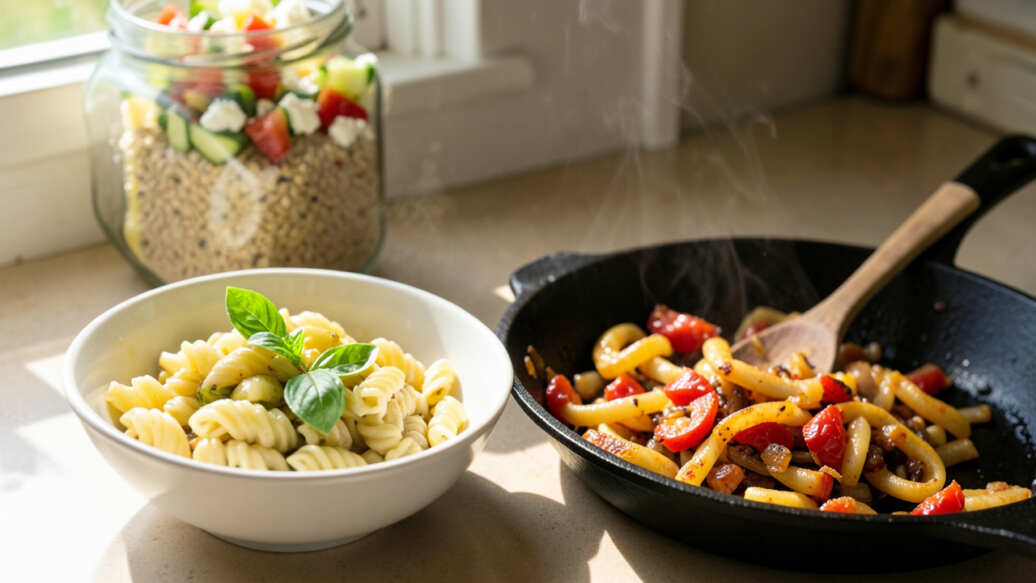 Transforming Leftover Pasta and Grains